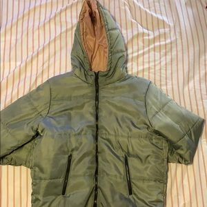 A green Puffer Jacket from Rue 21